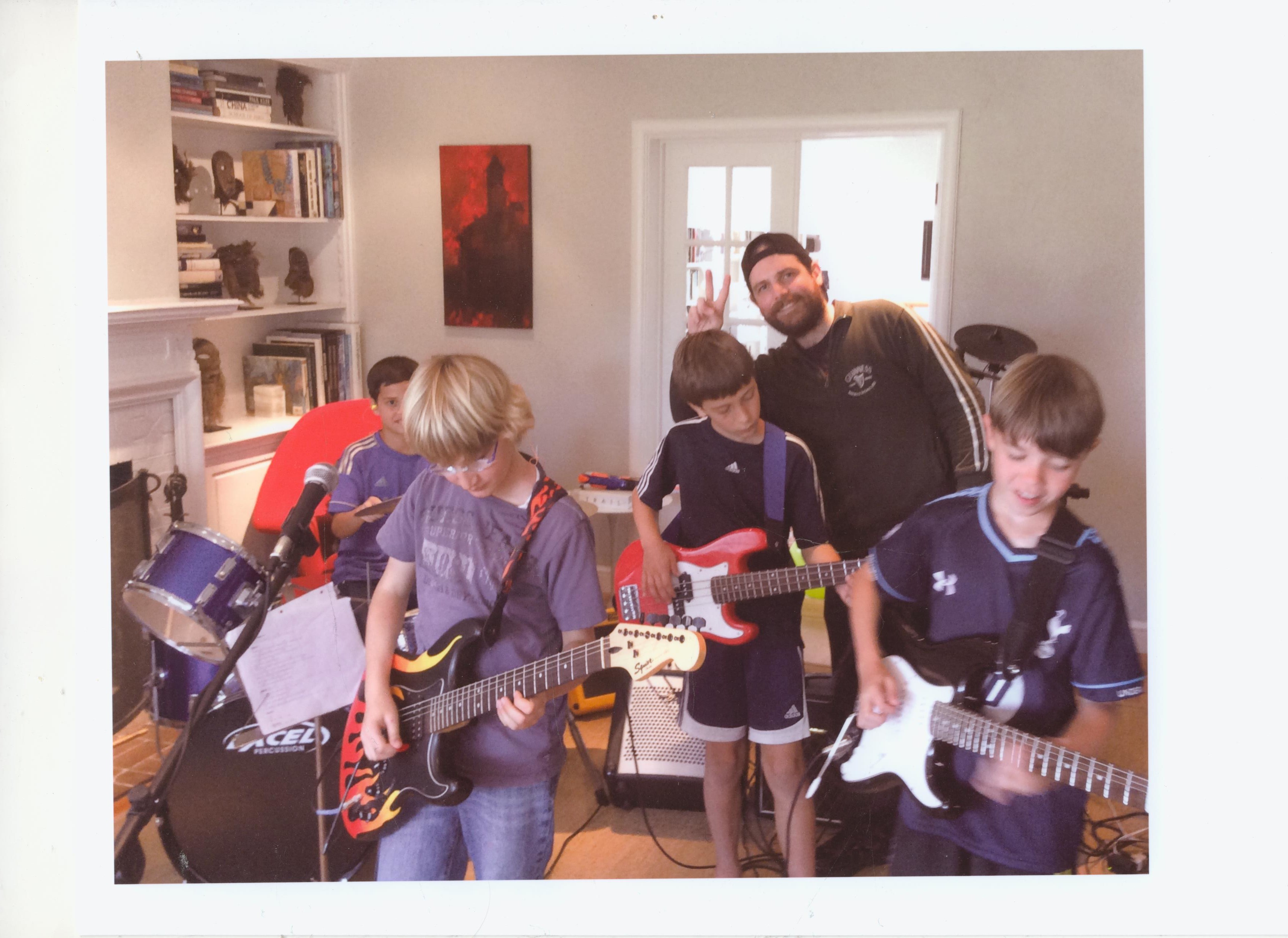 Kids Rock Band Class Photo